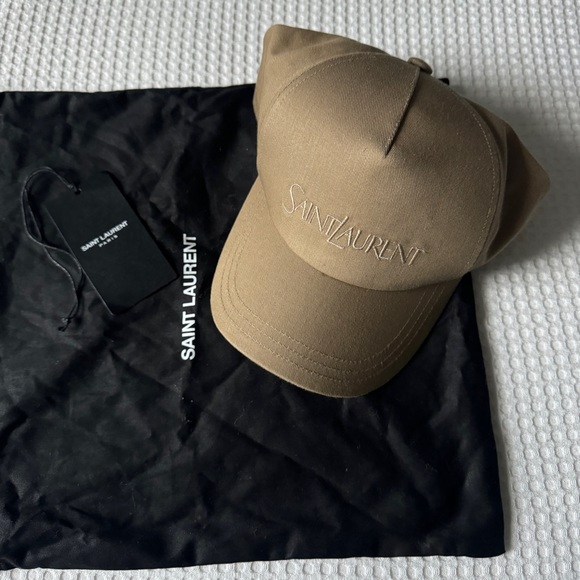 Saint Laurent tan unisex hat - Picture 1 of 9